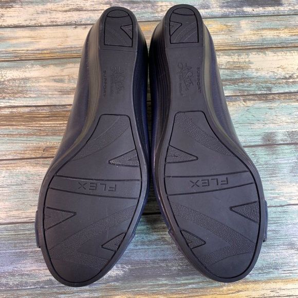 Lifestride Womens Fabiana Blue Loafers Shoe Size 7M Wedge Heel Round Toe Comfort - Picture 7 of 11
